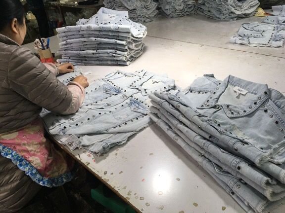 Chinese denim jeans factory