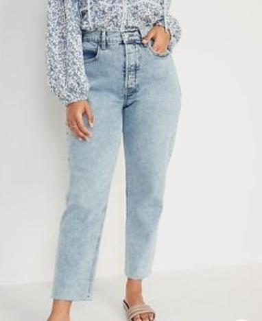 Extra-High Rise Mom Jeans