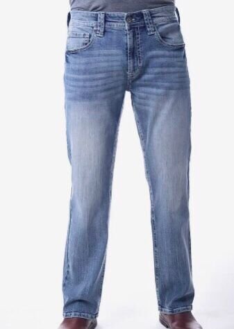 Custom Mens Straight-Fit Jeans