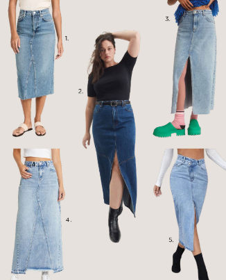 Designing jean skirts for your fashion brand