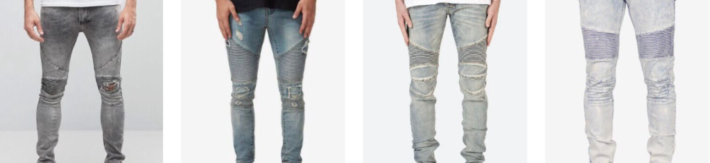 Finding the right biker jeans supplier for your clothing brand