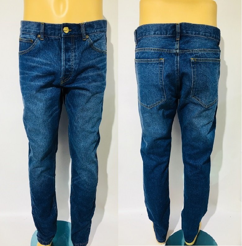 China Classic Denim Straight Fit Jeans In Mid Blue for Men | JUAJEANS ...