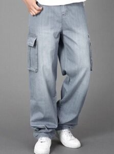 Men Baggy Jeans Hip Hop Denim Pants Supplier