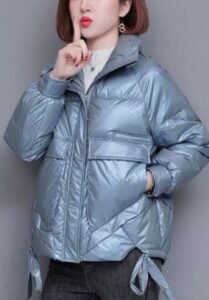 Newest design women down jacket factory in China