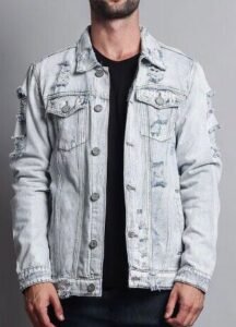 Top Design Distressed Faded Jean Jacket Manufacturer Denim Jackets Suppliers in Bleach