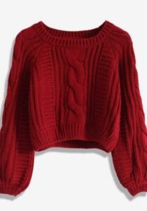 New Design Women Red Sweater Supplier China For Women Sweaters Manufacturer Wholesale