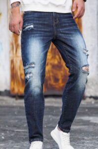 Best Custom Ripped Jeans Supplier China For Men Destroyed Jeans For Wholesale