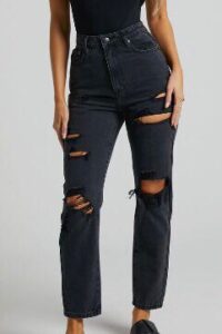 Women Stylish Ripped Jeans Manufacturers China OEM Destroyed Jeans Manufacturer