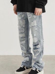 Top Mens Stylish Ripped Jeans Factory Damaged Jeans Supplier China Destroyed Jeans