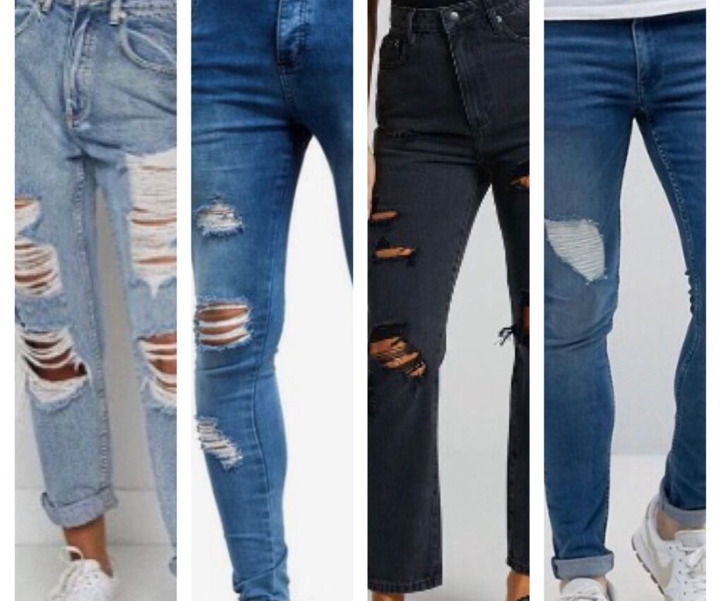 Designing your own distressed denim for your brand