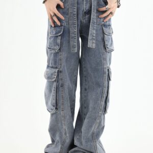 Custom Multiple Pocket Jeans Factory Chinese Men's Hip Hop Jeans Factory Near Me