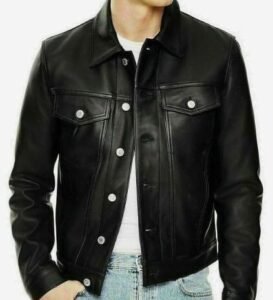 Mens OEM Black Leather Jackets From Best Custom Jacket Manufacturer For Outerwear