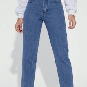Best Women's High Waisted Jeans Supplier China High Rise Pants For Women High Waist Jean