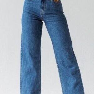 Fashion Baggy Fit High Waisted Jeans Suppliers OEM High Rise Jeans For Women