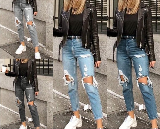 distressed jeans for steetwear brand